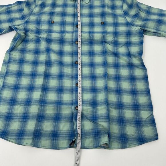 NWT Even Tide Red Plaid ButtonUp Long Sleeve Casual Shirt Medium Tall - Picture 5 of 6